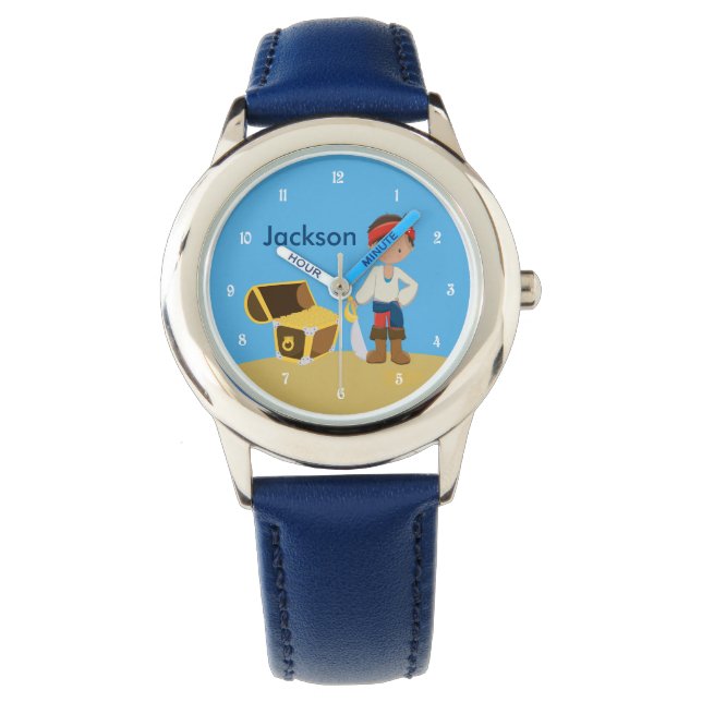 Montre Personnalisé Pirate Boy (devant)