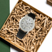 Montre personnalisée avec chiffres romains pour co