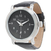 Montre personnalisée classe homme (Incliné)