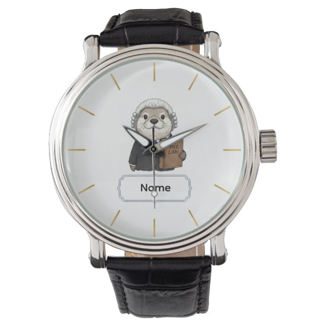 Montre personnalisée d'avocat (devant)