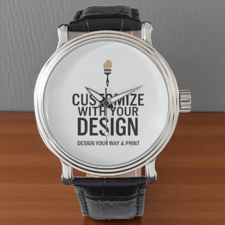 Montre personnalisée minimaliste de marque d'entre
