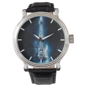 Montre personnalisée par rock de guitare