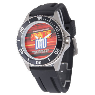 Montre Personnaliser SuperHero Papa