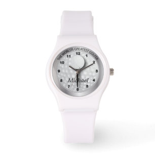 Montre Personnalisez le golfeur sportif