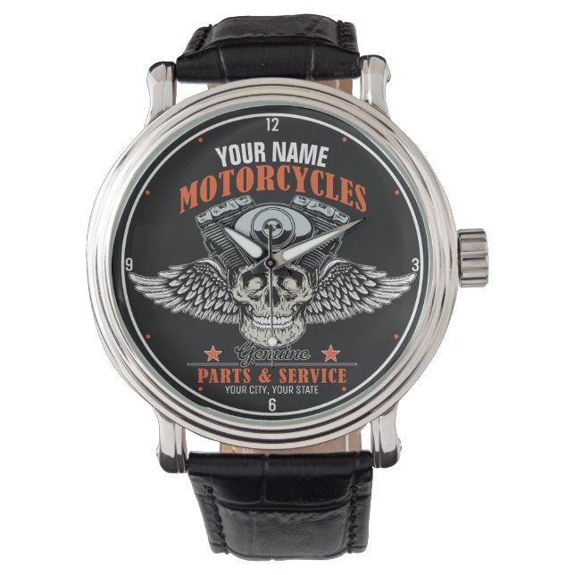 Montre Personnalized Biker Flying (devant)