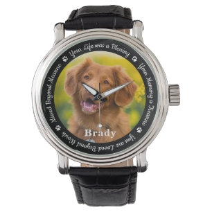 Montre Pet Memorial Animaux de compagnie perte cadeau sou