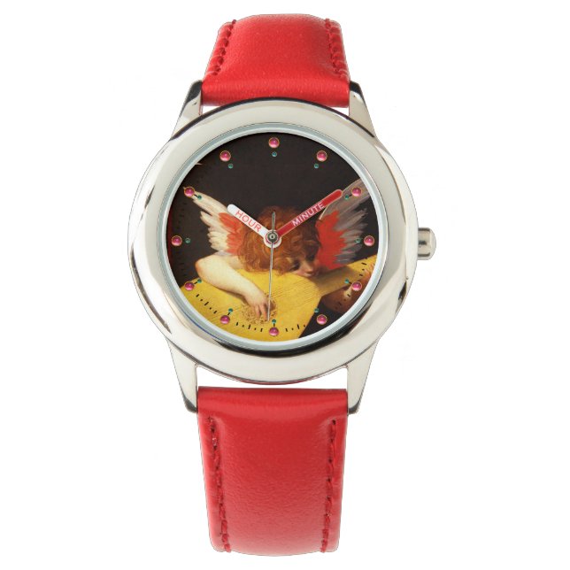 Montre PETIT ANGEL JOUER DE LA LUTE Musique Fabriquant Ch (devant)
