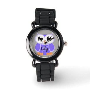 Montre "Petit hibou pourpre "