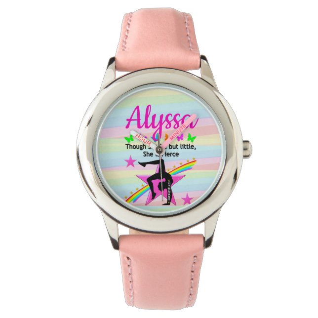 MONTRE PETIT MAIS FIERCE GYMNASTICS DESIGN FILLE (devant)