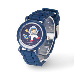 Montre Petite astronaute garçon personnalisée