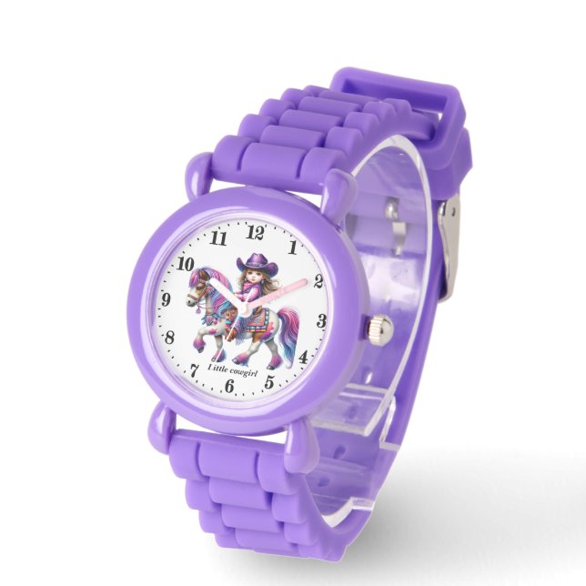 Montre Petite cowgirl mignonne (Angle)