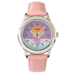 Montre Petite fille de patinage sur glace Regarder les en