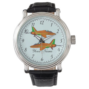 Montre Peu de croisement d'avion à réaction