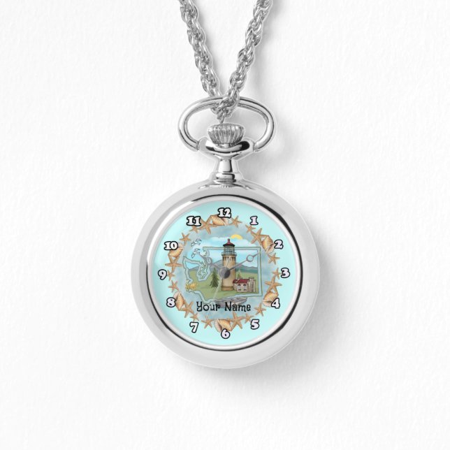 Montre Phare de coquilles de Washington  (Recto)