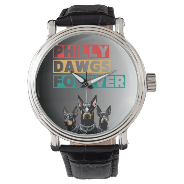 Montre Philly Dawgs Forever E-Watch – Bold Digital Style  (devant)