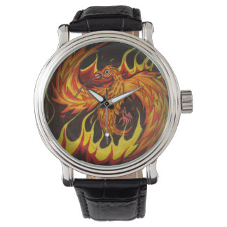 Montre Phoenix en flammes