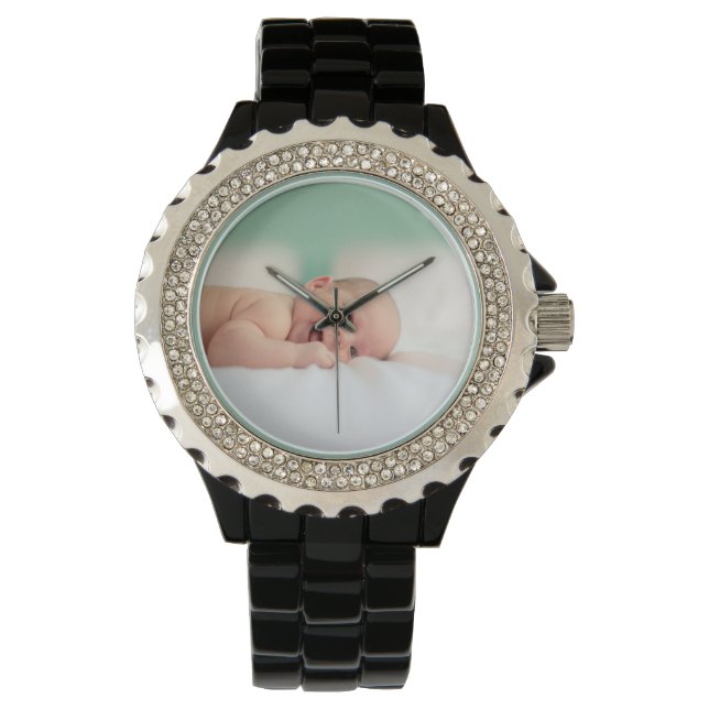 Montre Photo Ajouter Votre Propre Cadeau Photo (devant)