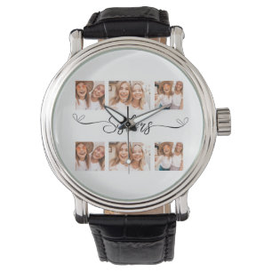 Montre Photo Collage Cadeau Pour Soeurs
