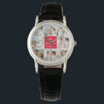 Montre Photo collage Maman Red We Love You Best Mother Ve<br><div class="desc">"Collage Photo Mom Red We Love You" est un cadeau magnifique et sentimental qui est parfait pour montrer à votre mère combien vous appréciez et aimez-la. Ce cadeau comprend un collage de photos, soigneusement arrangé pour mettre en valeur certains de vos souvenirs les plus chers avec votre mère. Ce cadeau...</div>