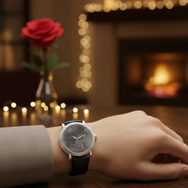 Montre Photo Couple romantique de la Saint-Valentin (Créateur téléchargé)