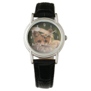 Montre Photo de Cute Little Orange Fox