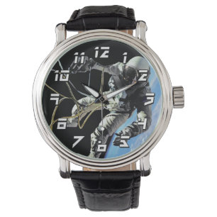 Montre Photo de la première sortie dans l'espace d'un ast