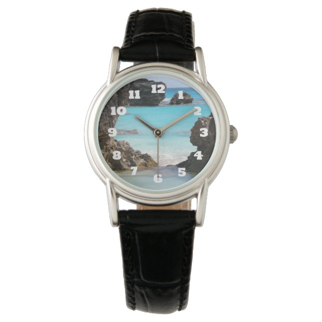 Montre Photo de Tropical Island Coast & Sea (devant)