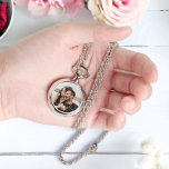 Montre Photo et texte personnalisés<br><div class="desc">Faites une montre de collier photo personnalisée de Ricaso - ajoutez vos propres photos et texte - cadeaux photo pour vous-même ou pour un proche,  une famille,  un ami</div>