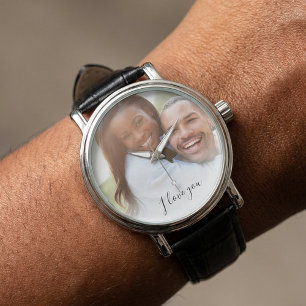Montre Photo Je t'aime Regarder