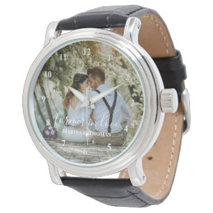Montre Photo Mariage Personnalisée Avec Calligraphie Mod