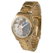 Montre PHOTO Mens Watch 50th 60th Husband N'IMPORTE QUEL (Incliné)