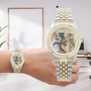 Montre PHOTO Montrer Femme Mari Enfants Parents Animaux F