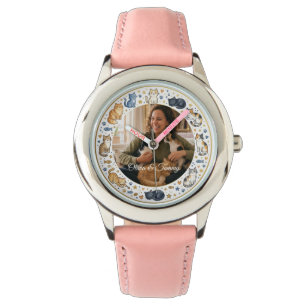 Montre Photo personnalisé et nom de Maman de chat