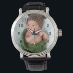 Montre photo personnalisée<br><div class="desc">Téléchargez une photo de votre bébé,  petit-enfant ou famille pour créer une montre personnalisée. Ces montres font aussi de grands cadeaux pour maman et papas,  ou grands-parents.</div>