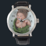 Montre photo personnalisée<br><div class="desc">Téléchargez une photo de votre bébé, petit-enfant ou famille pour créer une montre personnalisée. Ces montres font aussi de grands cadeaux pour maman et papas, ou grands-parents.</div>