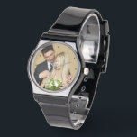 Montre Photo personnalisée<br><div class="desc">Téléchargez facilement votre propre photo sur cette grande montre. Vous pouvez modifier plus loin pour ajouter du texte etc - montres de Ricaso faire un grand cadeau de conservation pour vous-même ou d'autres.</div>