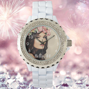 Montre Photo personnalisée 40e anniversaire