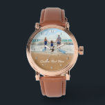 Montre Photo personnalisée avec vos photos et votre texte<br><div class="desc">Montre photo personnalisée - Unique votre propre design Famille personnalisée / Amis ou Montres Personnelles Cadeau - Ajouter votre photo / ou Texte / plus - Redimensionner et déplacer ou supprimer et ajouter des éléments / image avec l'outil de personnalisation! Bonne chance - Soyez heureux :)</div>