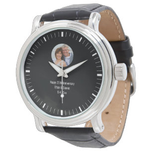 Montre photo personnalisée moderne