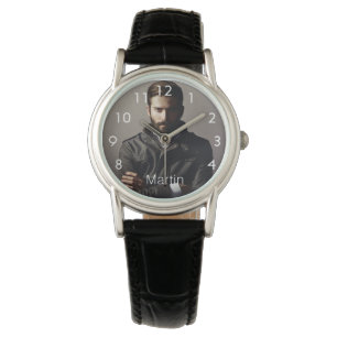 Montre Photo personnalisée nom du mari du petit ami