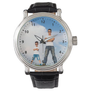 Montre Photo personnalisée Papa Analog Wrist eWatch