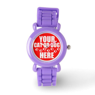 Montre Photo personnalisée pour animal de compagnie