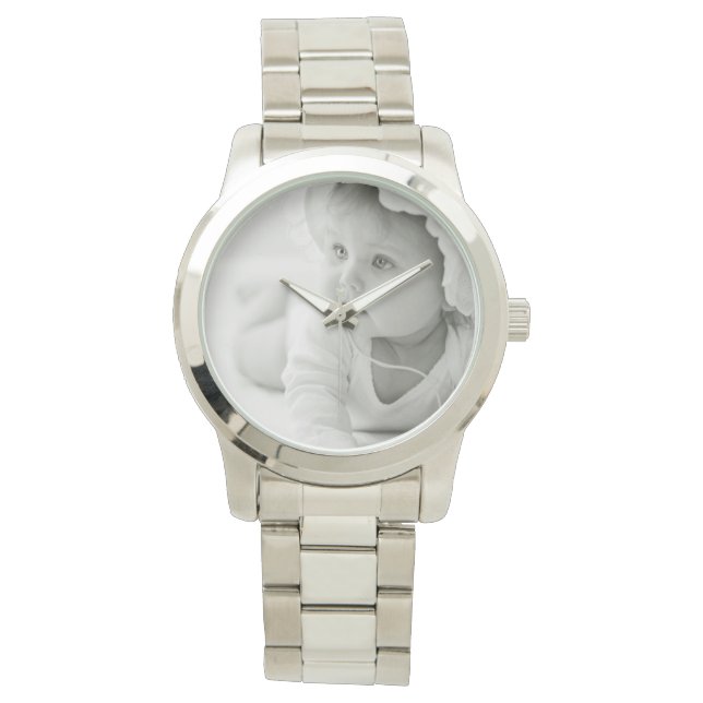 Montre Photo personnalisée pour bébé ou enfant (devant)