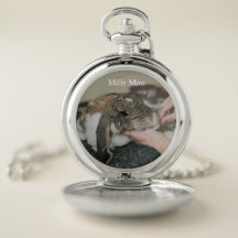 Montre photo pour animaux de compagnie personnalis