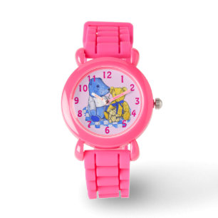 Montre photo unique de trois ours mignons