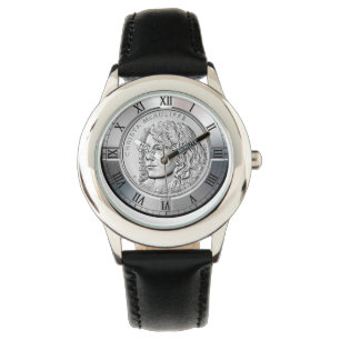 Montre Pièce commémorative dollar en argent Christa McAul