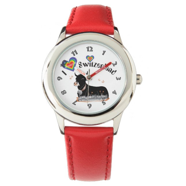 Montre Pièce d’horlogerie avec le projet suisse Suisse (devant)