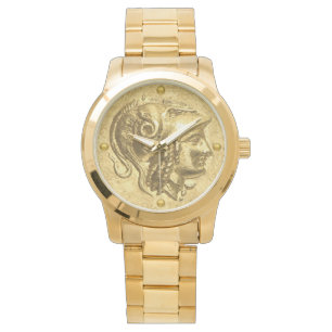 Montre Pièce de monnaie antique d'Athéna