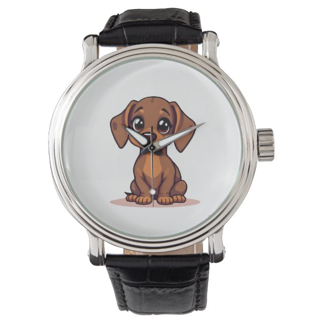 Montre Pièce de temps Dachshund (devant)