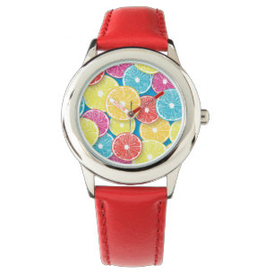 Montre Pièces de fruits d'agrumes